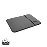 SWISS PEAK RCS RECYCLED PU 15W 3 IN 1 CHARGING MOUSEPAD