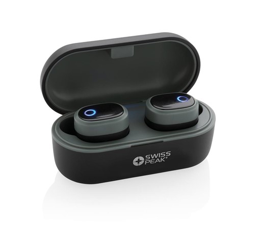 SWISS PEAK TRUEWIRELESS OHRHÖRER, SCHWARZ