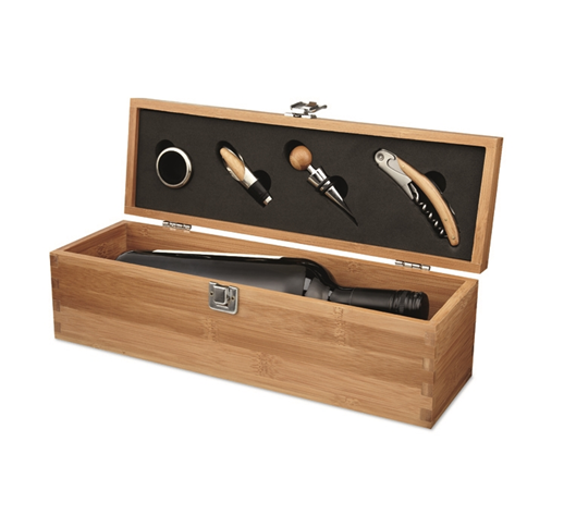 TARDOR - WINE SET IN BAMBOO BOX 