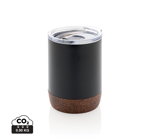 TAZA DE CAFÉ AL VACÍO PEQUEÑA DE CORCHO RCS RE-STEEL