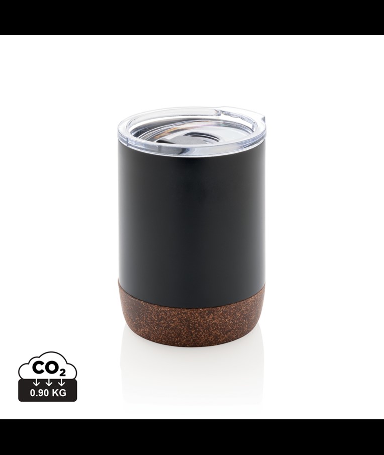 TAZA DE CAFÉ AL VACÍO PEQUEÑA DE CORCHO RCS RE-STEEL