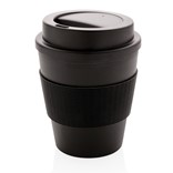 TAZA DE CAFÉ REUTILIZABLE CON TAPA DE ROSCA 350ML