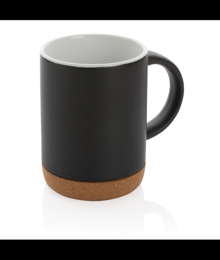 TAZA DE CERÁMICA CON BASE DE CORCHO