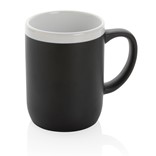 TAZA DE CERÁMICA CON BORDE BLANCO