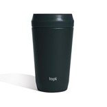 TAZA TOPL TO GO DE ACERO RECICLADO CON TAPA PATENTADA 360