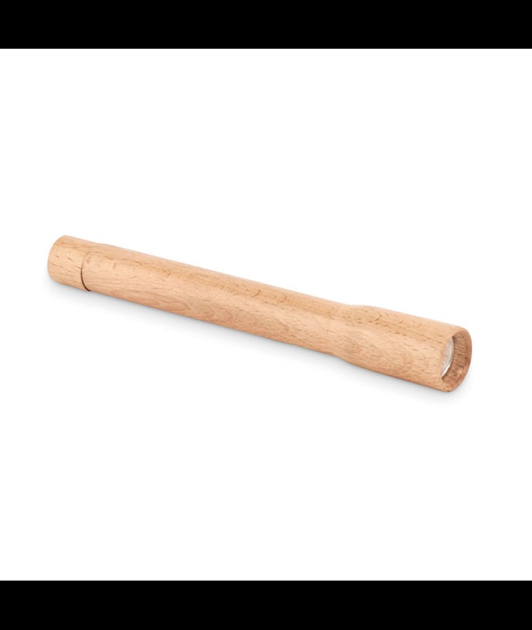 TELES - LINTERNA DE MADERA CON LUZ COB