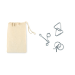 THREENATS - SET DE 3 ROMPECABEZAS DE METAL