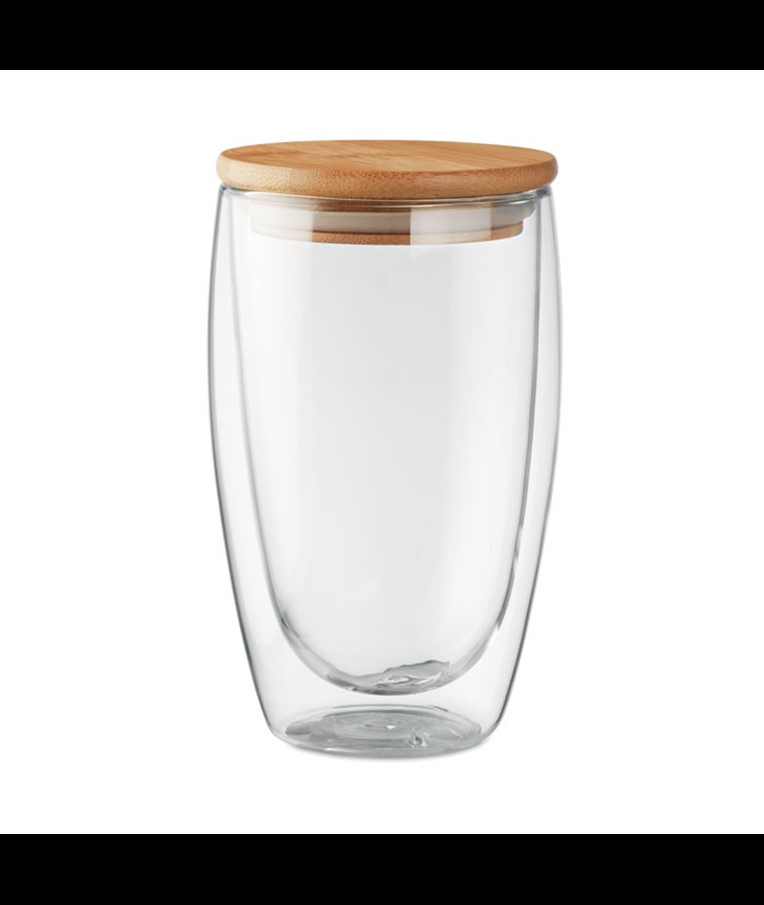 TIRANA LARGE - VASO CRISTAL DOBLE CAPA 450 ML
