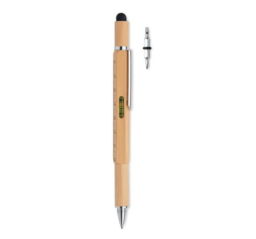 TOOLBAM - SPIRIT LEVEL PEN IN BAMBOO