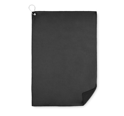 TOWGO - RPET GOLF TOWEL WITH HOOK CLIP