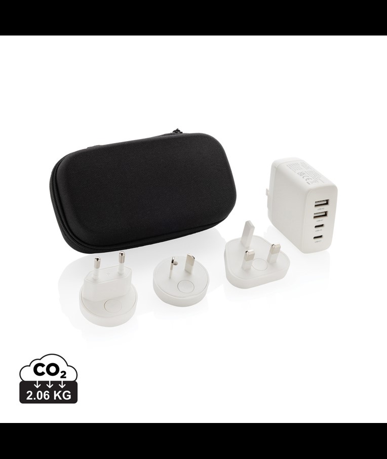 TRAVELCHARGE PRO RCS RPLASTIC TRAVEL CHARGER WITH USB C