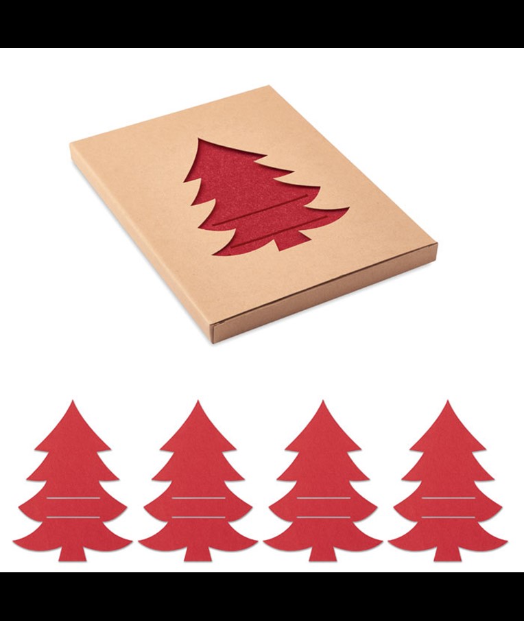 TREESGUARD - SET DRŽAČA PRIBORA ZA JELO RPET OD FILCA