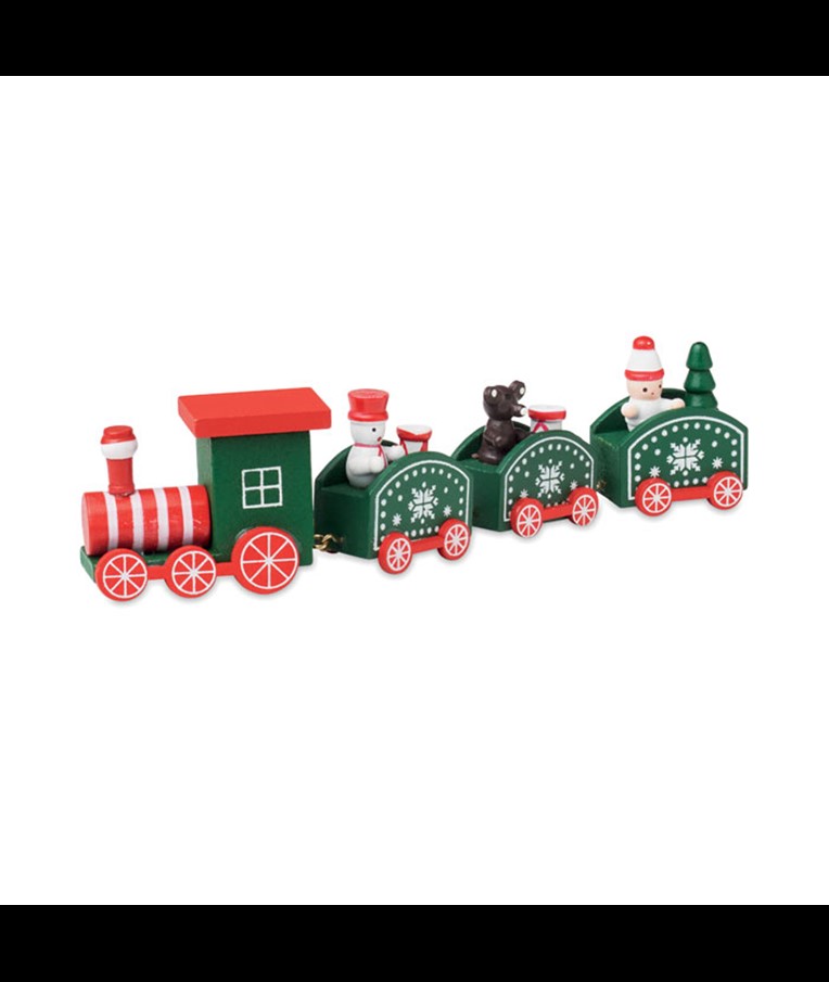 TREN NAVIDEÑO DE MADERA JUNA
