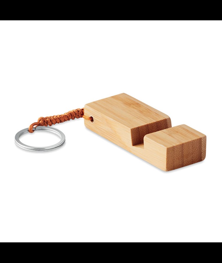 TRINEU - LLAVERO DE BAMBÚ CON SOPORTE
