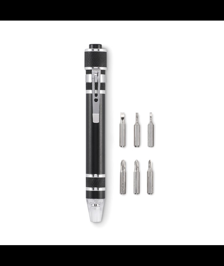 TUBULAR - BOLÍGRAFO MULTIHERRAMIENTA RECICLADO