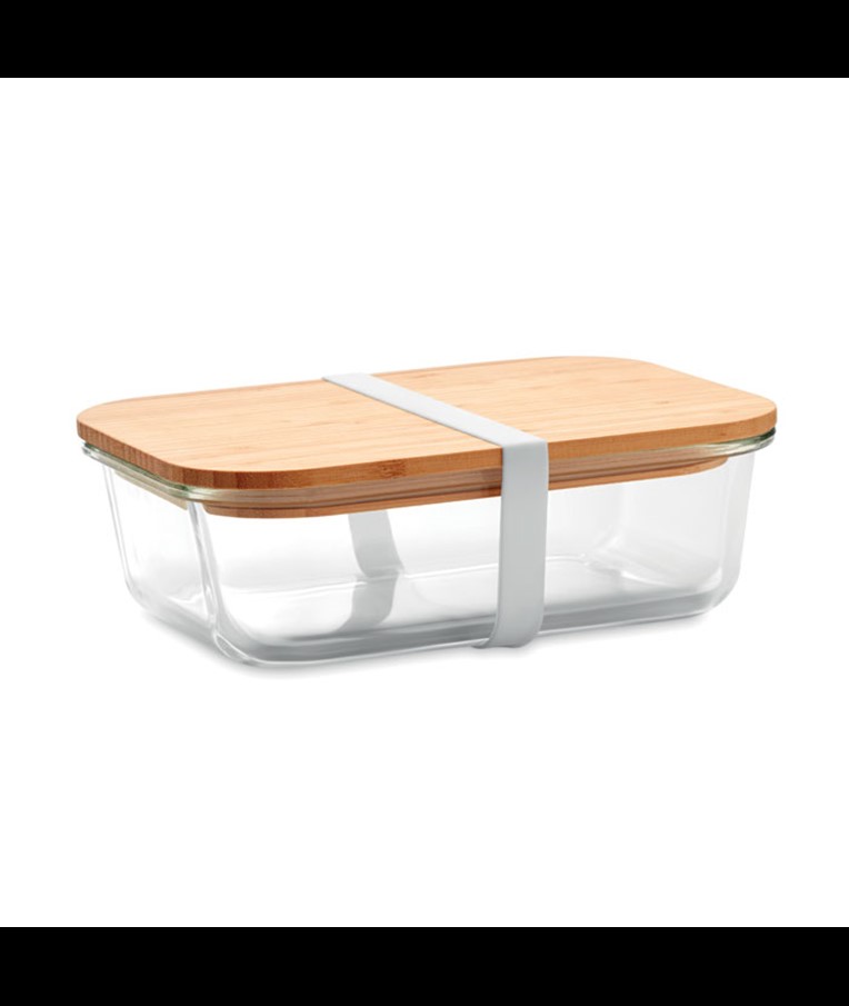 TUNDRA LUNCHBOX - STAKLENA KUTIJA ZA RUČAK S POKLOPCEM OD BAMBUSA