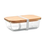TUNDRA LUNCHBOX - STAKLENA KUTIJA ZA RUČAK S POKLOPCEM OD BAMBUSA