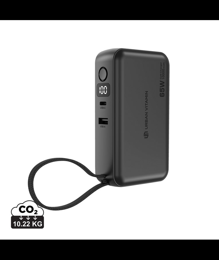 URBAN VITAMIN EUREKA HYBRID GANCHARGER 10000MAH POWERBANK65W