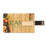 USB MEMORY STICK CREDIT CARD FROM STRAW/PP CASING