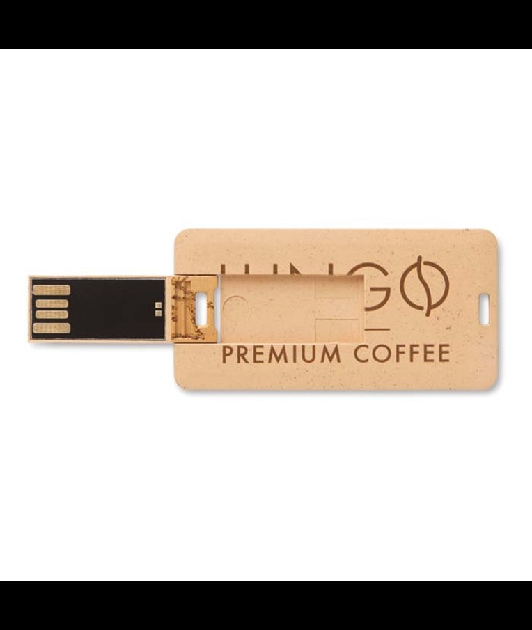 USB MEMORY STICK WITH FLAT STRAW/PP CASING