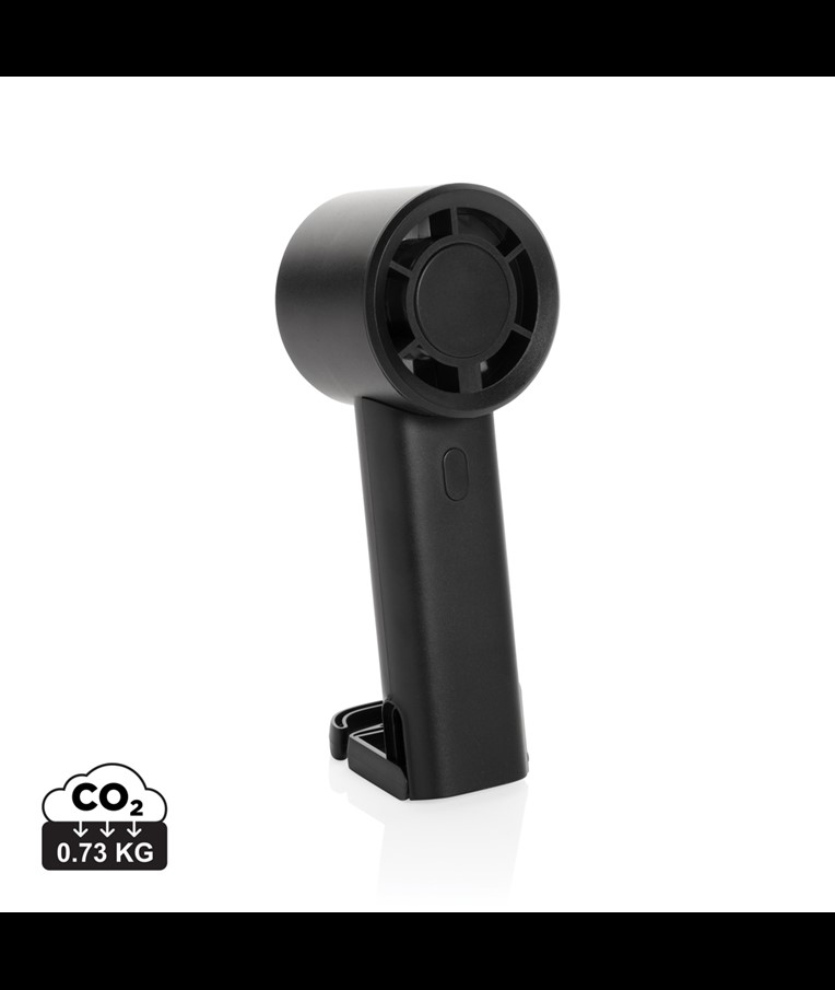 VENTILADOR PORTÁTIL RECARGABLE TWIST RCS PLÁSTICO RECICLADO