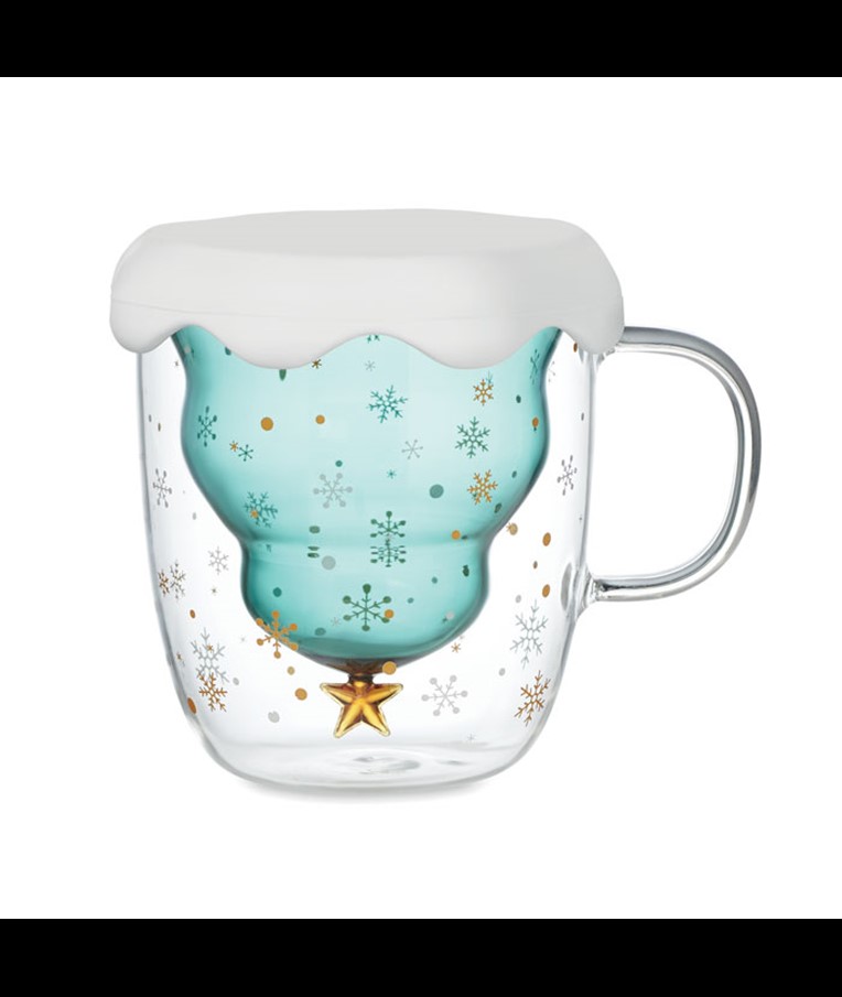 VERDE - TAZA BOROSILICATO DOBLE PARED