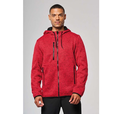 VESTE À CAPUCHE HEATHER POUR HOMMES