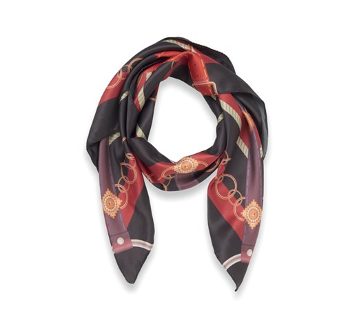 VICTORIA-SCHAL AUS RECYCELTEM SATIN-POLYESTER