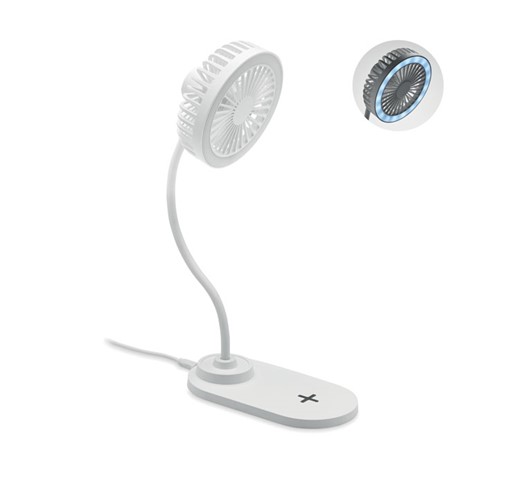 VIENTO - DESKTOP CHARGER FAN WITH LIGHT