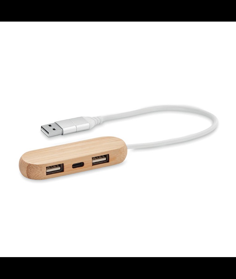 VINA C - USB HUB S 3 ULAZA I DVOSTRUKIM ULAZOM
