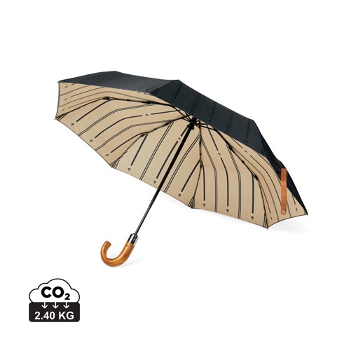 VINGA BOSLER AWARE RPET 21" FALTBARER REGENSCHIRM