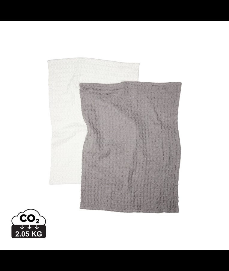 VINGA PAÑO CON ESTAMPADO DE GOFRES CROMER 2 PCS