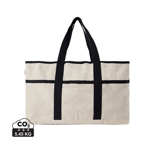 VINGA VOLONNE AWARE RECYCLED CANVAS BEACH BAG