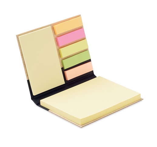 VISIONBAM - STICKY NOTES SET BAMBOO COVER