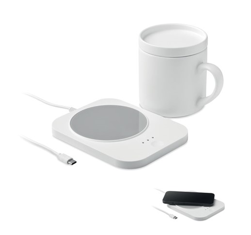 WIRELESS CHARGER MUG WARMER SET SIROTER