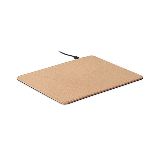 WIRELESS MATTY - CORK MOUSE PAD CHARGER 10W