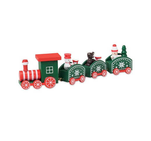 WOODEN CHRISTMAS TRAIN JUNA