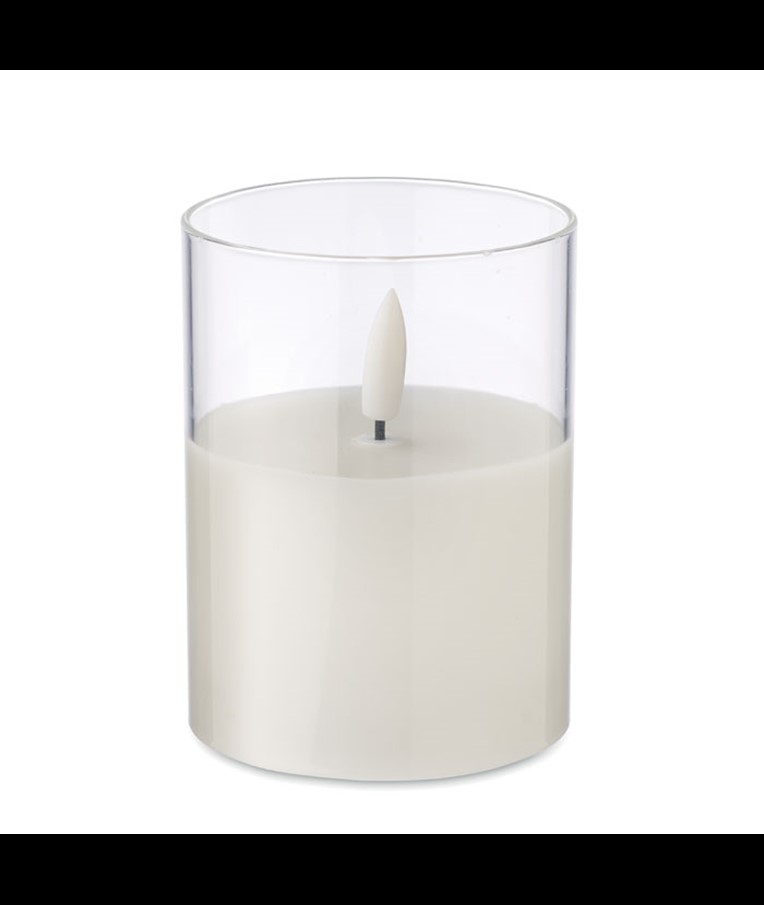 XANDLE+ - LED WAX CANDLE IN GLASS HOLDER