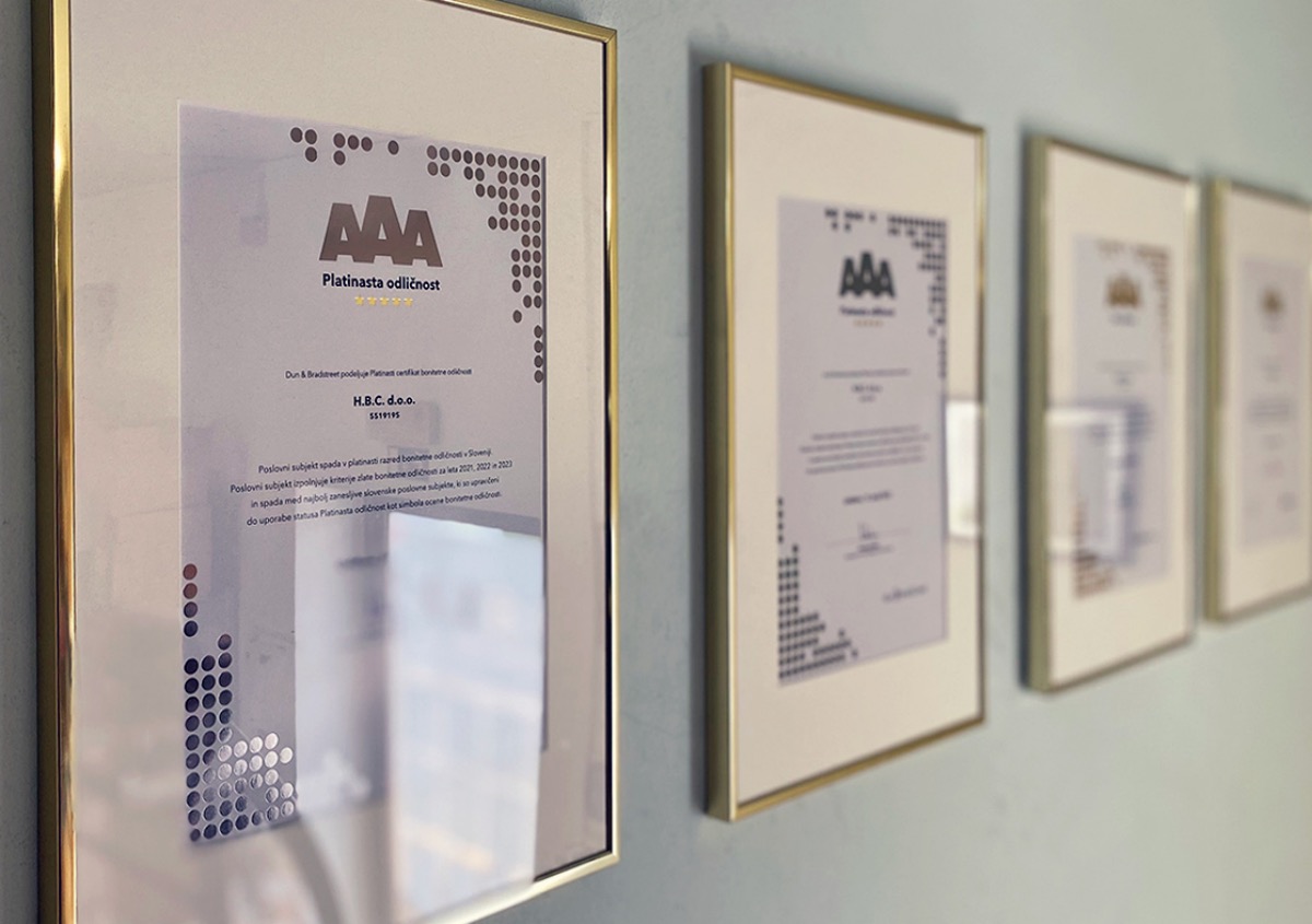 Platinasti certifikat AAA bonitetne odličnosti v letu 2023