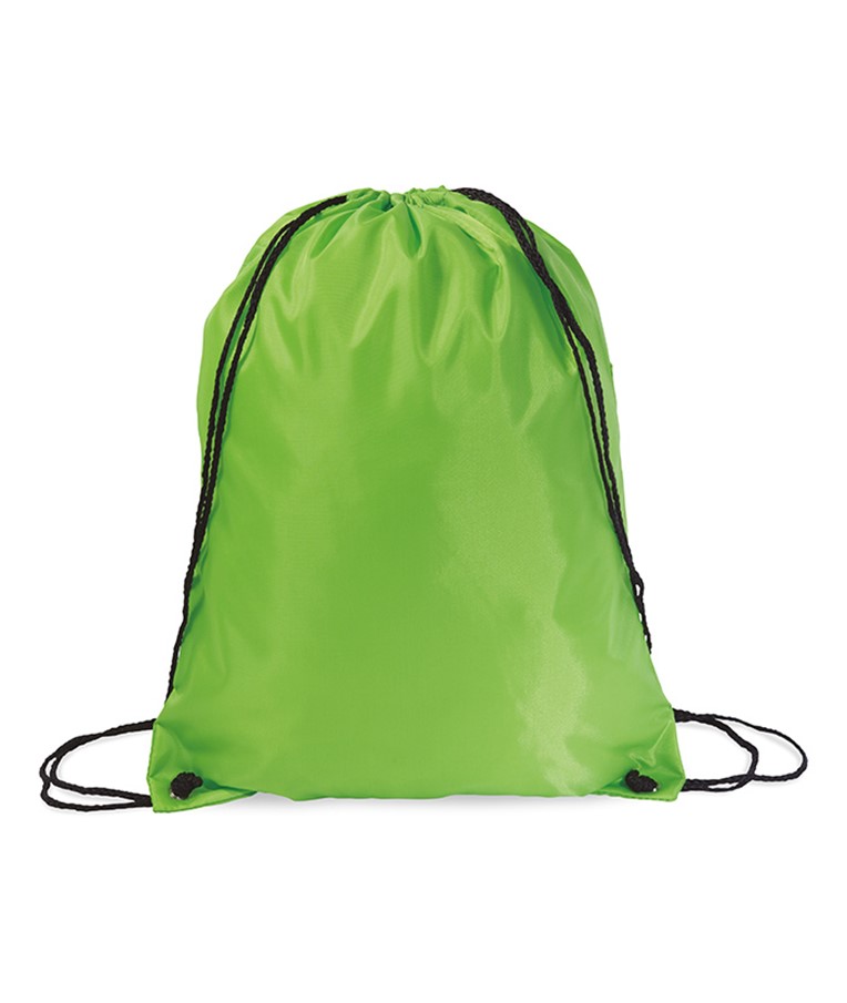 drawstring backpack with logo
