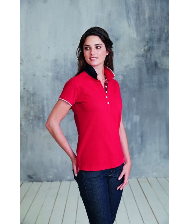 women's short sleeve polo shirts