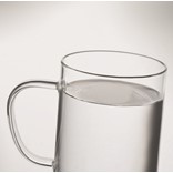 LISBO - GLASS MUG 400ML WITH CORK BASE