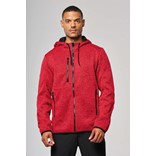 MEN'S HEATHER HOODED JACKET