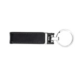 METAL USB FLASH DRIVE WITH LEATHER CLOSURE