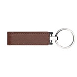 METAL USB FLASH DRIVE WITH LEATHER CLOSURE