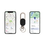 KEYCHAIN WITH WORLDWIDE LOCATING KEYFINDER DUAL