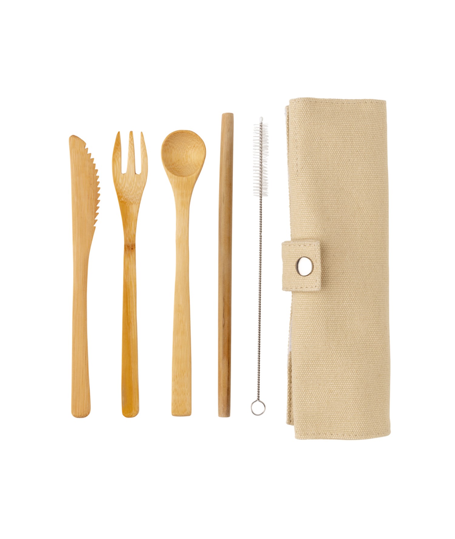 REUSABLE ECO BAMBOO TRAVEL CUTLERY SET