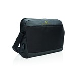 MADRID RFID USB 15.6" LAPTOPTASCHE - PVC FREI, SCHWARZ