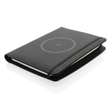 AIR 5W RPET WIRELESS CHARGING NOTEBOOK COVER A5