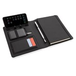 AIR 5W RPET WIRELESS CHARGING NOTEBOOK COVER A5